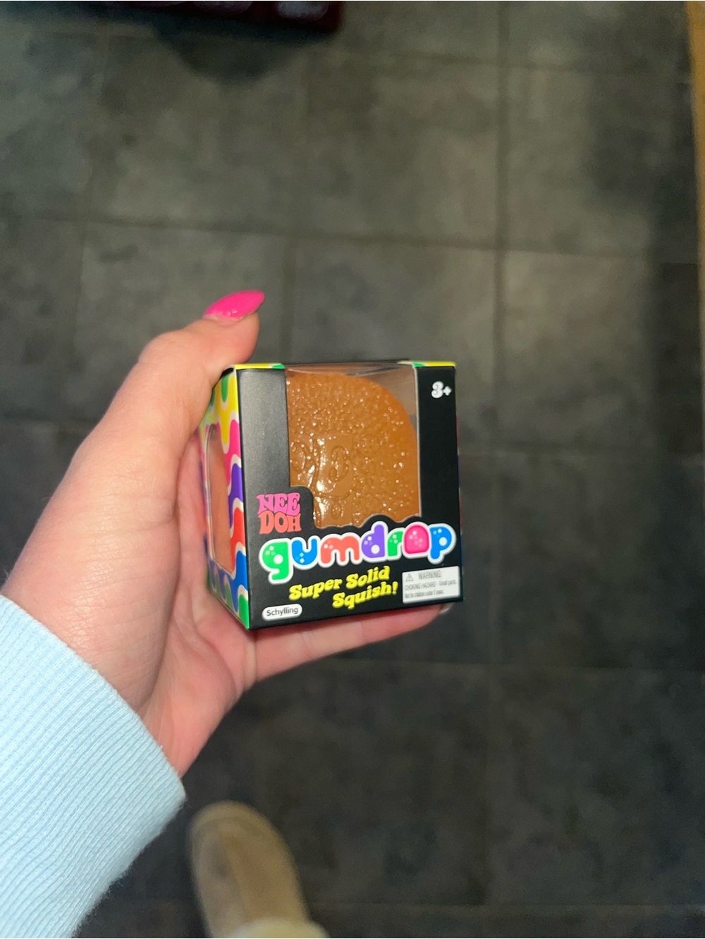 Gumdrop Super Solid Squish! Orange Stress Toy